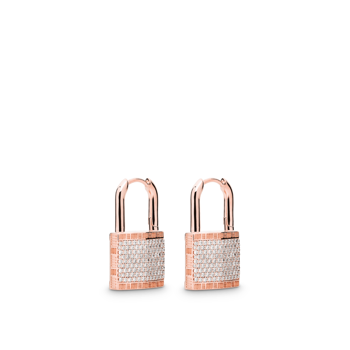 Michael kors padlock earrings rose gold online