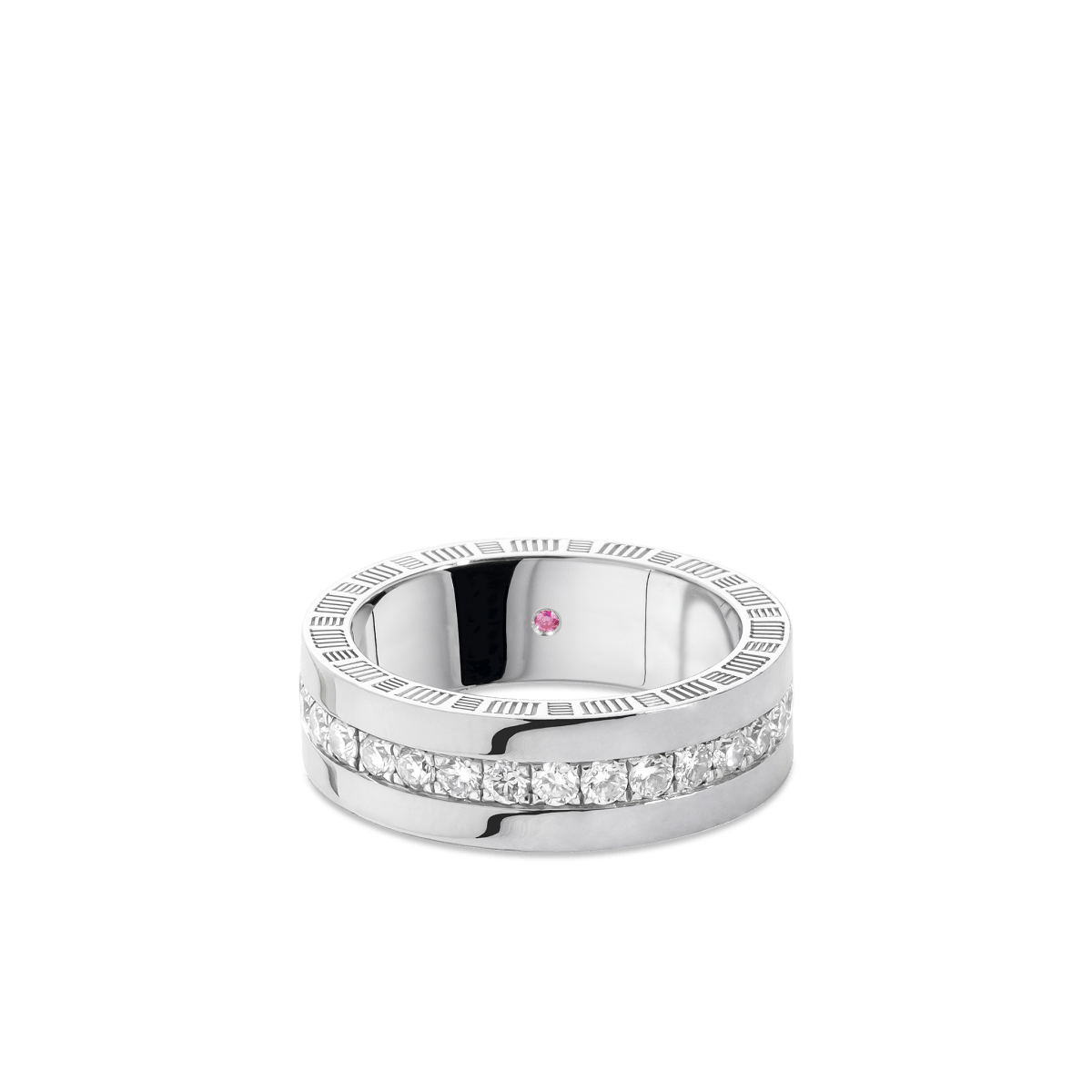 Diamond Channel Wedding Ring